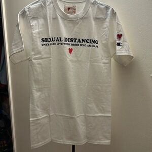 Champion x Emotionally Unavailable tee